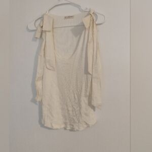 Ulla Thompson Tie Strap Ribbed Scoop Neck Tank Top Sz XL